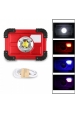 Obrázek pro Multifunkčný pracovný LED reflektor 30W nabíjateľný s výstražným osvetlením , COB
