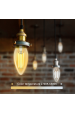 Obrázek pro SMART LED žiarovka E27 4,5W/470lm , svieca C35 LED vlákno AMBER , CCT