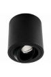 Obrázek pro Stropné bodové prisadené svietidlo VENICE valcové (pieskovaná čierna)