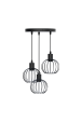 Obrázek pro Závesný luster 3xE27/230V/Čierna
