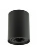 Obrázek pro Stropné bodové prisadené svietidlo VALSE 1xGU10 valcové (čierna pieskovaná)