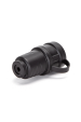 Obrázek pro Spojovacia zásuvka na kábel gumená IP44 230V čierna