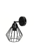 Obrázek pro Nástenné svietidlo 1xE27/230V/Čierna
