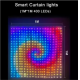 Obrázek pro SMART LED Vianočné osvetlenie - záves, 400 diód, 1x1m, IP44, 230V - RGBIC s diaľkovým ovládaním