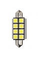 Obrázek pro LED Autožiarovka LB327W DUO - C5W 41mm 8xSMD5050 CANBUS , biela